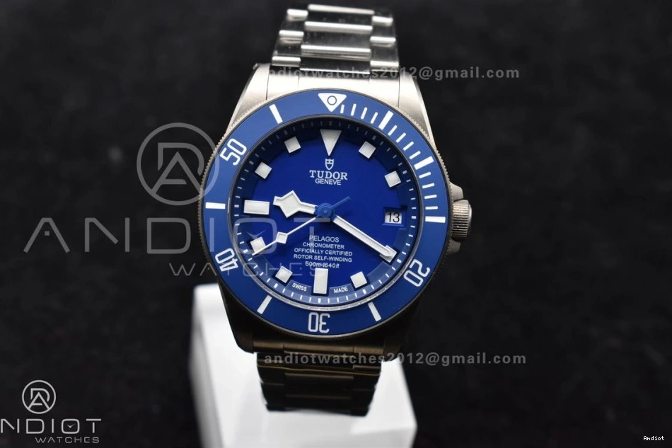 A2824 1:1 Blue Bracelet Edition Best Pelagos ZF V5 Titanium on 0124